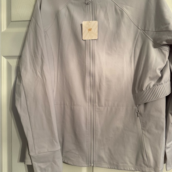 Fabletics Light Gray Trinity Jacket - Picture 2 of 7